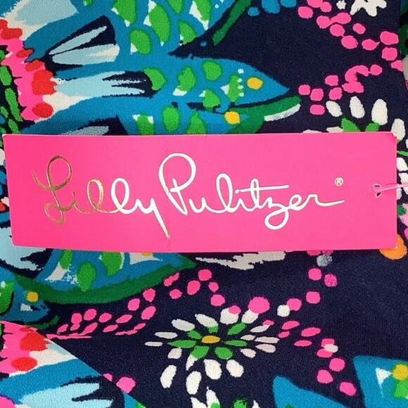 Lilly Pulitzer Size 6 Take Me To The Sea Donatella Shift Dress Sleeveless OS19-8 - Picture 9 of 11